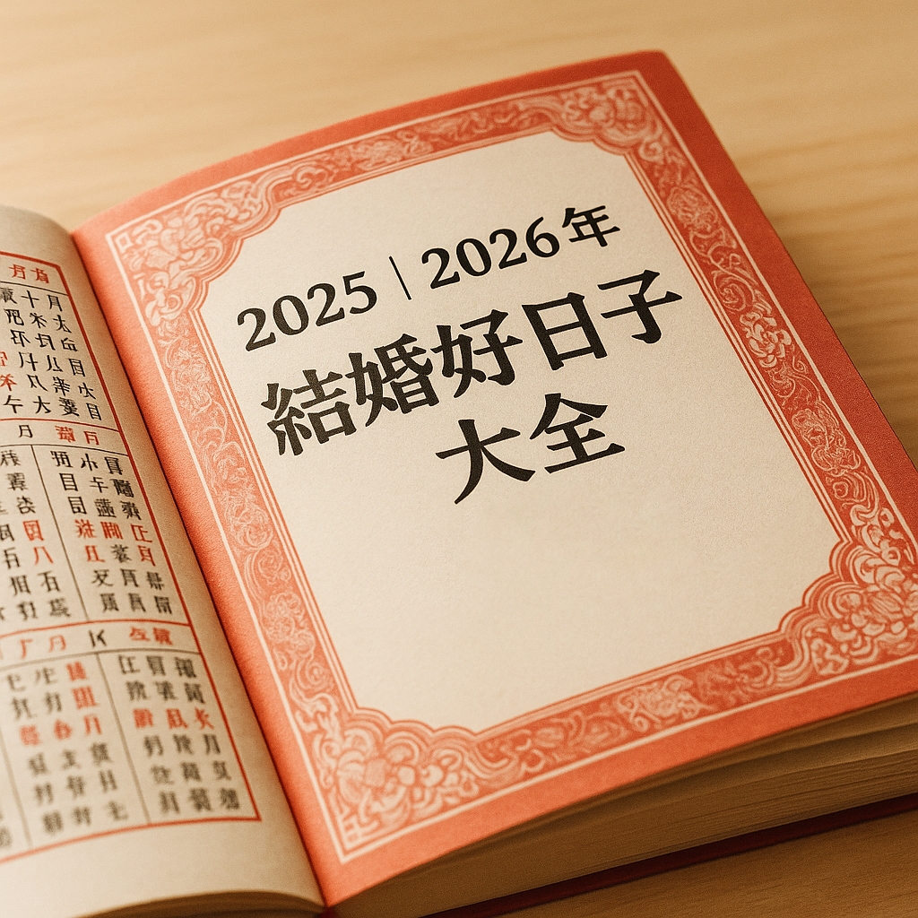 2025｜2026年結婚好日子大全｜農民曆嫁娶吉日查詢
